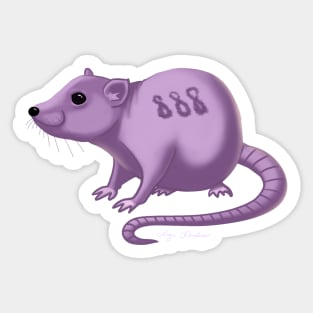 Chinese Rat year 2020 Sticker